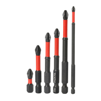 Jeu de tournevis à tête cruciforme magnétique, électricien, impact, antidérapant, poignée hexagonale, embout de perceuse, outils à main