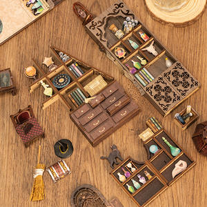 Magic Apothecary DIY - Modèle de serre-livres en bois 3D fait main à assembler - Jouet de construction - Cadeau d'anniversaire - À partir de 14 ans - Product Image 4