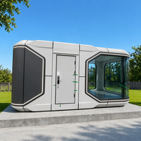 Vente Directe – Maison Capsule de Luxe Préfabriquée, Structure en Acier Léger, Design Moderne, Certifiée CE, Conteneur de Bureau 20 pieds 40 pieds