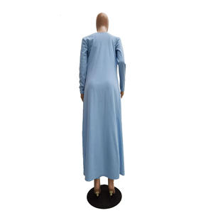 Satu Set Sweater Wanita Dua Potong, Pakaian Kardigan Panjang Sweater Rajut Wanita Rajutan Dua Potong Musim Dingin Set 2 Potong - Product Image 3