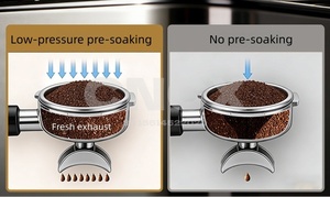 Machine à café semi-automatique professionnelle avec porte-filtre de 58 mm, contrô<span class=keywords><strong>le</strong></span> PID NTC, pompe rotative pour petite boulangerie, <span class=keywords><strong>restaurant</strong></span> - Product Image 4