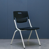 Chaise élévatrice et en maille de haute qualité, design moderne, cadre en plastique et en métal fixe pour la formation scolaire et événementielle