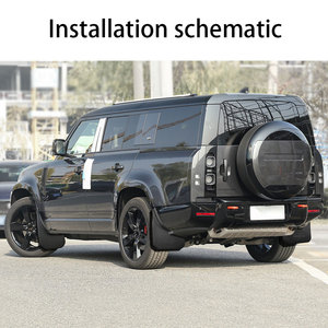 Kit de Carrocería para Automóvil, Guardabarros Delanteros y Traseros de ABS para <span class=keywords><strong>Land</strong></span> <span class=keywords><strong>Rover</strong></span> New <span class=keywords><strong>Defender</strong></span> 130 2020 2021 <span class=keywords><strong>2022</strong></span> 2023 - Product Image 6