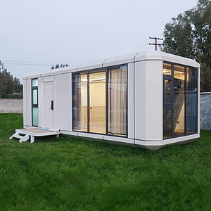 Maison mobile prête à l'emploi, maison préfabriquée en acier, cabine en conteneur, pour usage extérieur, maison mobile inspirée de l'espace - Product Image 2