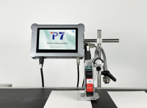 P7 nhôm ra vỏ máy in dữ liệu công nghiệp máy in hết hạn Logo QR Máy in mã vạch trực tuyến máy in tự động - Product Image 2