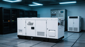 Générateur diesel silencieux 27,5 kVA 22 kW refroidi par <span class=keywords><strong>eau</strong></span> avec carter insonorisé pour station d'alimentation industrielle - Product Image 2