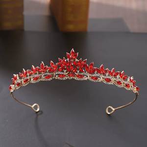 MIYOMIDO Tiaras <span class=keywords><strong>de</strong></span> <span class=keywords><strong>Novia</strong></span>, Corona <span class=keywords><strong>de</strong></span> Cristal y Pedrería, Accesorio para <span class=keywords><strong>Novia</strong></span> y Damas <span class=keywords><strong>de</strong></span> Honor, para Bodas y Fiestas (15 cm <span class=keywords><strong>de</strong></span> Diámetro) - Product Image 2