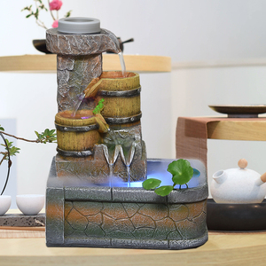 <span class=keywords><strong>Moulin</strong></span> <span class=keywords><strong>en</strong></span> pierre Feng Shui fontaine d'eau <span class=keywords><strong>en</strong></span> résine ornements <span class=keywords><strong>de</strong></span> <span class=keywords><strong>jardin</strong></span> petit étang à poissons Antique intérieur décoration <span class=keywords><strong>de</strong></span> bureau fontaine d'eau - Product Image 3