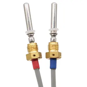 High Accuracy PT1000 Waterproof Temperature Sensor Probe Flow Meter Sensor For Heat Meter And Temperature Control Valve