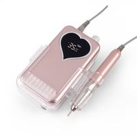 Lime à ongles électrique professionnelle, fournitures de manucure, lime à ongles portable rechargeable 35000 tr/min, perceuse à ongles sans balais
