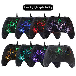 คอนโทรลเลอร์เกมแบบมีสาย USB RGB Crack LED สำหรับ <span class=keywords><strong>Xbox</strong></span> <span class=keywords><strong>One</strong></span> Series X S Windows PC ปุ่มหลังแบบตั้งโปรแกรมได้ Turbo - Product Image 2