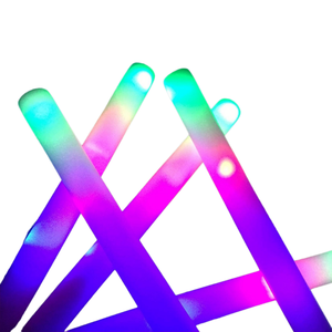 Bâtons lumineux portables pour concerts, 48 cm, LED monochromes en mousse, très demandés pour Noël, la fête des pères, les mariages, les anniversaires et les fournitures de fête - Product Image 1