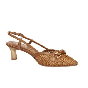 Escarpins slingback en cuir pour femme Tamaris, talon de 5 cm, taille 37 - Product Image 2