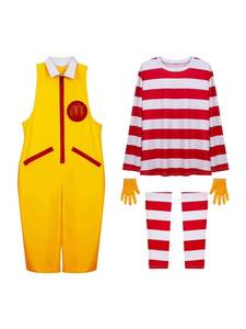 Costume de Clown Parent-Enfant Halloween Très Vendu – Ensemble de Déguisement pour Enfants et Adultes, Idéal pour Cosplay, Accueil et Spectacles Scéniques - Product Image 4