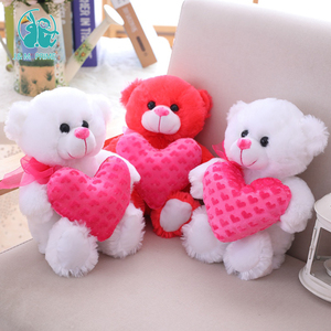 Osos de Peluche al por Mayor para San Valentín con Corazón Rojo - Product Image 2