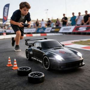 WGNRC Y8830 Coche de Carreras a Control Remoto a Escala 1/24 para Competición y Derrapes, Coche RC Deportivo para Derrapes, Coche RC de Carreras en Carretera de Alta Velocidad de 15 km/h - Product Image 3