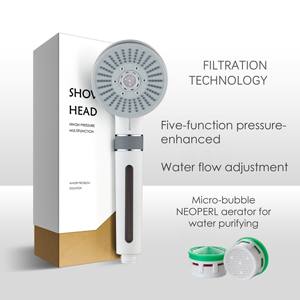 5-funzione ABS doccetta doccia filtrata testa di acqua risparmio ad alta pressione soffione doccia <span class=keywords><strong>per</strong></span> la cura della pelle del bagno - Product Image 3