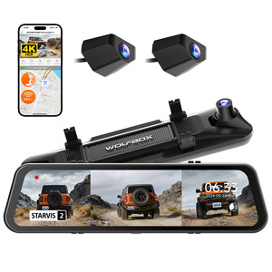กล้องติดรถยนต์ WOLFBOX G900TriPro Bumper 4K+2.5K+1080P สามเลนส์ 4k กล้องบันทึกหน้ารถ กล้องมองหลัง พร้อมกล้องมองหลังแบบกระจกมองหลัง ไม่มีการ์ด G900TriPro Dash Cam 4k - Product Image 1