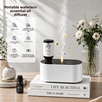 Diffuseur d'arômes intelligent sans eau transfrontalier pour la maison et la chambre, pulvérisateur de parfum automatique silencieux et portable à piles pour huiles essentielles