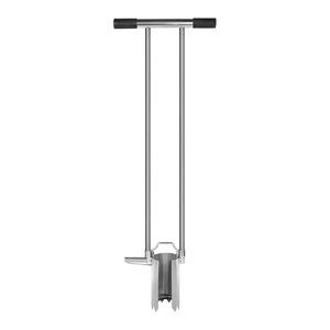 Trasplantadora de jardín Kyushu de 10 cm, perforadora manual de acero inoxidable para jardinería, paisajismo y agricultura - Product Image 5
