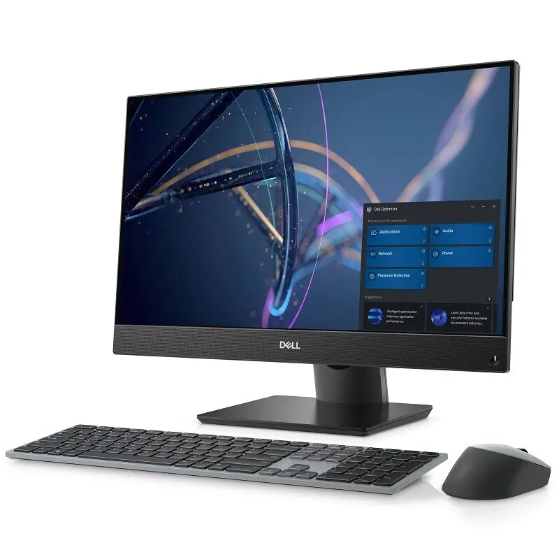 Elegant DELL OptiPlex7400 All-In-One Computer Desktop 23.8 "Gaming Office Desktop I5-12500 16G RAM 256G + 2T 24 Inci Layar HD