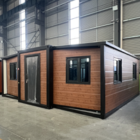 Maison préfabriquée extensible écologique en conteneur de 20 pieds et 40 pieds, villa préfabriquée, appartement préfabriqué, maison mobile, casa contenedor