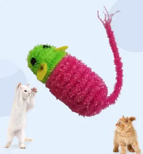 Elastic rope mouse and cat toys Grind your teeth chew pet toys for boredom Cat supplies colorful mouse and cat toys