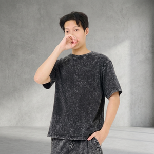 เสื้อยืดโอเวอร์ไซส์ สตรีทแวร์ พิมพ์ลายซิลค์สกรีน DTG DTF กราฟิก แอซิดวอช แบบคัสตอม วินเทจ - Product Image 5
