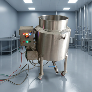 Olla Eléctrica Industrial para Sopa con Tanque Vertical de Acero Inoxidable para Cocina Comercial, Cocción de Fideos y Preparación de Alimentos - Product Image 3