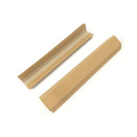 Protecteur d'angle de papier de carton de palette en forme de L blanc ondulé 50x50x4mm protecteurs d'angle de carton de V-board