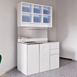 Estante de exhibición colgante para tintes de barbería, mueble de almacenamiento integrado de acero inoxidable para tintes de peluquería - Product Image 2