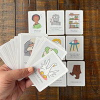 Jeu de cartes de société pour la famille, jeu de cartes à imprimer en couleur, jeu de société avec boîte, logo personnalisé, portable