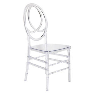 Chaise de restaurant moderne en acrylique transparent, style ferme, pour extérieur, bar, hôtel, auditorium, durable - Product Image 1