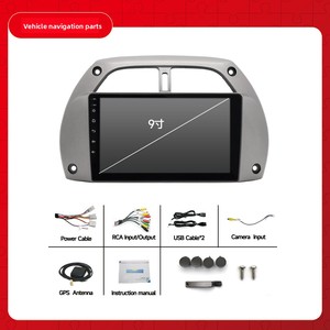 <span class=keywords><strong>Autoradio</strong></span> Android 9 pouces pour Toyota <span class=keywords><strong>RAV4</strong></span> 2001 2002 2003 2004-2006, système audio multimédia pour voiture, lecteur DVD de voiture - Product Image 3