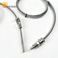 Sondes thermocouples à baïonnette réglables haute température, fabricant de sondes RTD PT100 PT1000, adaptées à tout angle