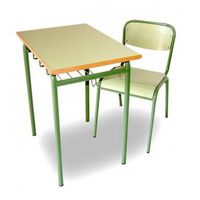 Meubles scolaires en bois modernes, bureau et chaise pour élèves, ensemble bureau et chaise pour collège, dernière collection