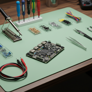 Assemblage complet de circuits imprimés, service Gerber DFM, optimisation de la nomenclature, réduction stratégique des coûts, circuit imprimé clé en main, OEM personnalisé, <span class=keywords><strong>FR</strong></span>-4 vert - Product Image 1