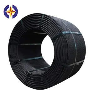 1860Mpa 12.7mm 7 kawat tidak terikat PC Strand Epoxy dilapisi PC Strand kawat produsen