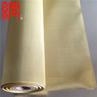 Malla de alambre tejida de latón de 80x80, 100x100, 120x120 mallas para blindaje EMI/RFI y hilado de fibra