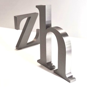 Letras 3D Personalizadas con Acabado Espejo/Cepillado en Oro Rosa/Plata para Logotipo de Tienda y Personalización de Fábrica - Product Image 2