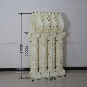 قالب سياج خرساني من المورد في الصين ، قالب درابزين بلاستيكي abs ، ألواح عمود درابزين ، شكل حاجز مزهرية للجدار - Product Image 4