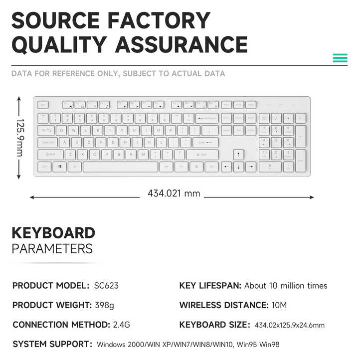 2.4GHz Cordless Quiet Keyboard, With Mini USB Receiver| Alibaba.com