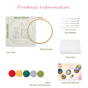 Infeltrimento dell'ago del modello della pianta verde di CHENISTORY - Product Image 3