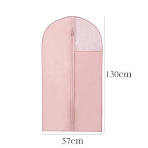 กระเป๋าเสื้อผ้า Oxford เป็นมิตรกับสิ่งแวดล้อมขนาดใหญ่พร้อมฝาปิดกันฝุ่นหน้าต่างใสสำหรับปิดซิป - Product Image 6