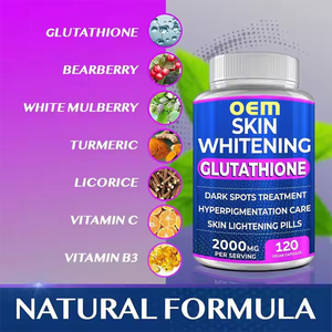 Sıcak satış 2024 cilt beyazlatma kapsülleri l-glutatyon C vitamini kollajen güçlü OEM beyazlatma hapları - Product Image 4