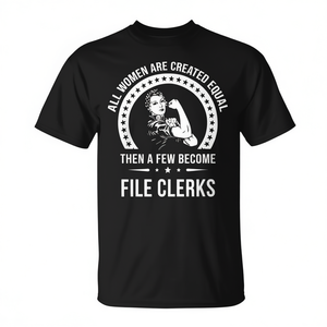 T-shirt da donna con design Rosie The Riveter, maglietta promozionale per impieghi d'ufficio - Product Image 2