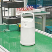 Luz LED con Sensor para Exteriores, Batería de Litio, Clasificación IP67, Garantía de 3 Años, Control Múltiple (Sonido/Interruptor/Control Remoto), Temperatura de Color Dual, para Camping