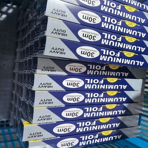 Bao Bì In Ấn Kim Loại Bao Bì Kim Loại Lá Nhà Máy 10mic 12mic 15mic 20mic 30Cm 45Cm Không Dính Thực Phẩm 8011 Cuộn Nhôm Lá - Product Image 1