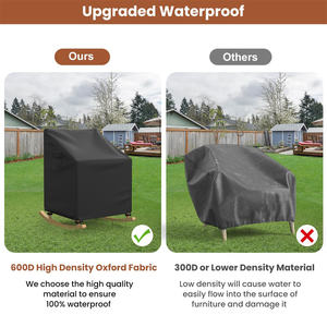 BEELAND Patio chaise berçante meubles couvre Patio chaise couvre étanche extérieur pivotant chaise longue couverture - Product Image 4