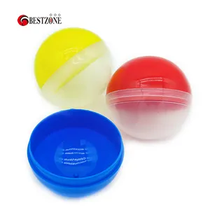 Forte E bella mezza trasparente sfera di plastica 75 millimetri 3 ''capsule di plastica giocattolo palle per distributore automatico